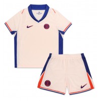 Echipament fotbal Chelsea Tricou Deplasare 2024-25 pentru copii maneca scurta (+ Pantaloni scurti)